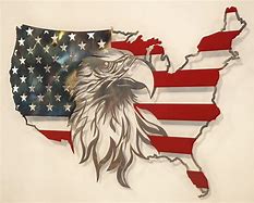 Image result for American Flag Metal Art