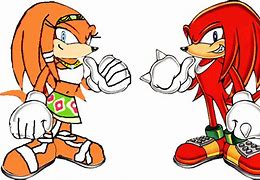 Image result for Knuckles and Tikal