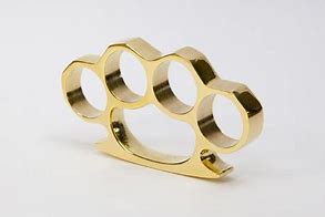 Image result for Brass Knuckles Made of Stone