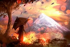Image result for Anime Autumn Scenery