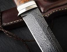 Image result for Damascus Steel Cutting Knife