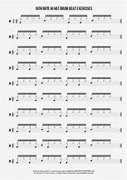 Image result for 16th Note Drum Beats
