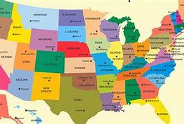 Image result for U.S.A. States Names