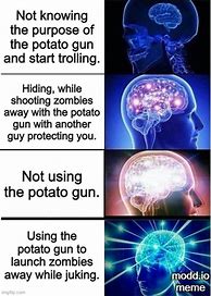 Image result for Potato Gun Meme
