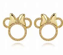 Image result for Minnie Mouse Earrings Gold