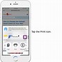 Image result for How to Print to PDF On iPhone