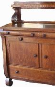 Image result for Antique Tall Sideboard with Mirror