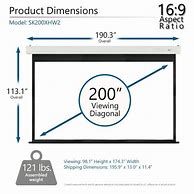 Image result for 200 Inch Projection TV Screen