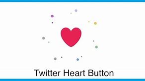 Image result for Twitter Heart Button
