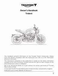 Image result for Motorcycle Owner's Manual