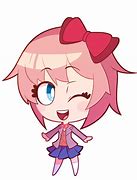 Image result for Sayori Ddlc Chibi