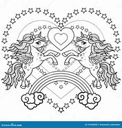 Image result for Heart Butterfly and Unicorn Coloring Page