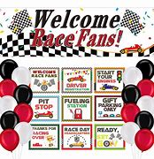 Image result for Welcome Race Fans Sign