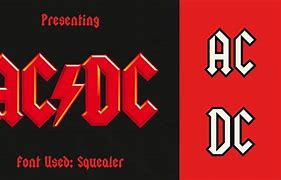 Image result for AC/DC Font