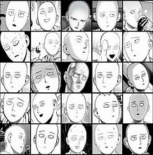 Image result for One Punch Man Saitama Face