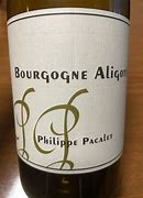 Image result for Philippe Pacalet Bourgogne Aligote