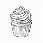 Image result for Cupcake Art Black and White