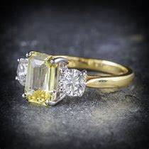 Image result for Yellow Sapphire Engagement Rings