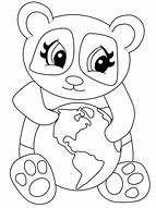 Image result for Cute Cartoon Panda Coloring Pages