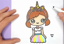 Image result for So Cute Girl Draw Drawings of Unicorn