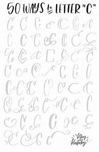Image result for Calligraphy Letter C