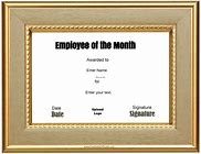 Image result for Employee of the Month Plaque Template