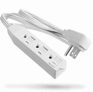 Image result for Flat Wall Plug Extension Cord