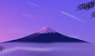 Image result for Mount Fuji Silhouette