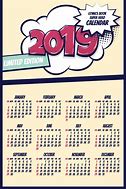 Image result for Calendar 2019 Cartoon