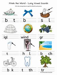 Image result for Long Vowel Sound Activities