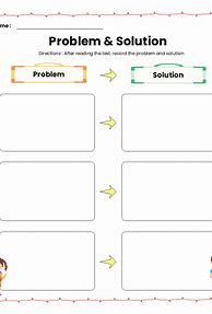 Image result for Problem Solution Graphic Organizer