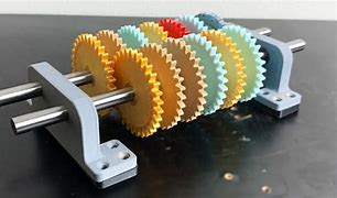 Image result for 3D Printed Big and Small Gears