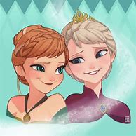 Image result for Anna Elsa Anime Fan Art