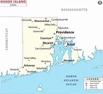 Image result for Largest Cities in Rhode Island Map