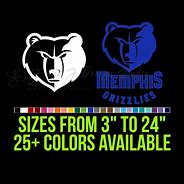 Image result for Memphis Grizzlies Decals
