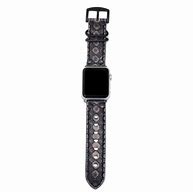 Image result for Goth Black Leather Apple Watch Band
