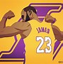 Image result for LeBron Lakers Cartoon