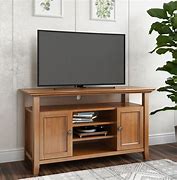 Image result for 60 Inch Oak TV Console