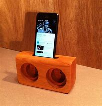 Image result for Wood iPhone Speaker Plans