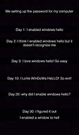 Image result for Windows Hello Memes