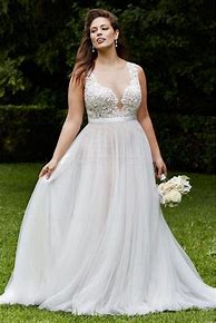 Image result for Simple Plus Size Wedding Dress