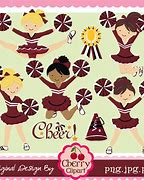 Image result for African American Cheerleader Clip Art