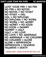 Image result for Don't Lose Your Pen