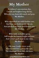 Image result for Mother Loss Poem