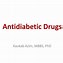 Image result for Antidiabetic Drugs
