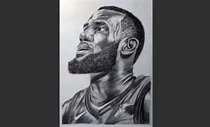 Image result for Sketches of LeBron James