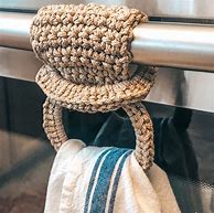 Image result for Modern Crochet Towel Holder Pattern