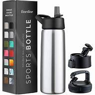 Image result for Flip Top Water Bottle Stainless Small