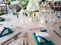Image result for Teal and Champagne Wedding