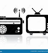 Image result for Clip Art TV with Radio Waves